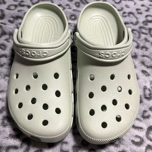Crocs 9M / 11W Color: Plaster / Looks like light sage green NWOT